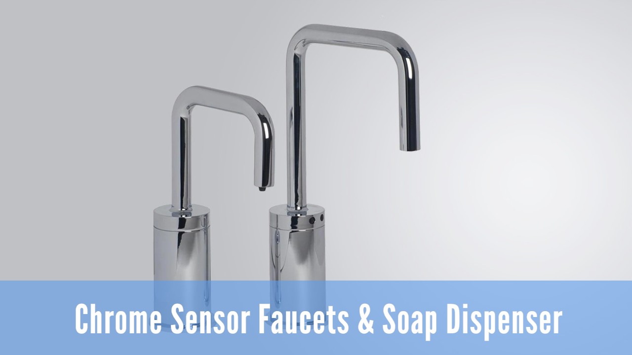 Chrome Sensor Touchless Faucet